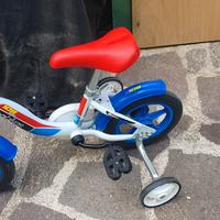 bicicletta da bambino con rotelle (dino bikes)