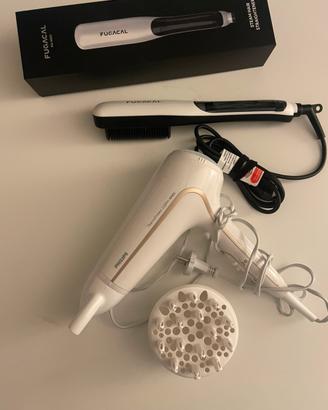 Phon e piastra per capelli