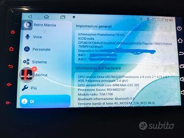 autoradio 2 din per Fiat Panda 