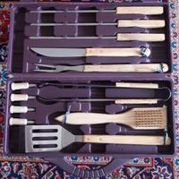 Valigetta accessori per barbecue