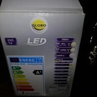 faretto a led orientabile satinato 