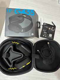 Cuffie gaming g435 logirech + custodia