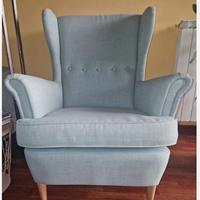 Poltrona verde acqua