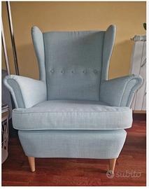 Poltrona verde acqua