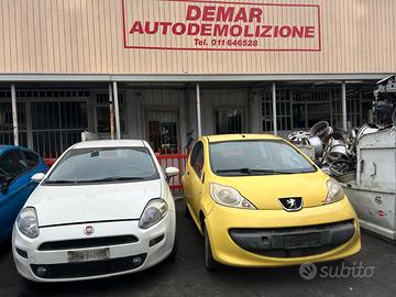 RICAMBI PEUGEOT 107 1KR 67cv 1000cc BENZINA 2005