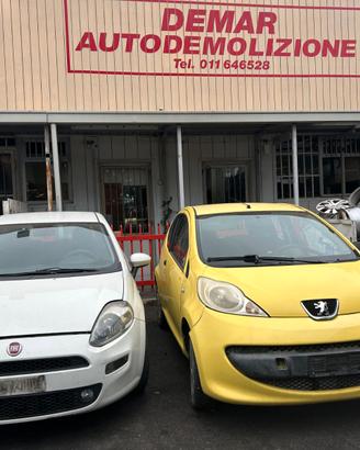 RICAMBI PEUGEOT 107 1KR 67cv 1000cc BENZINA 2005