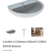 lavandino bagno standard nuovo 