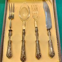 Servizio posate da portata argento 800 - 4 pezzi