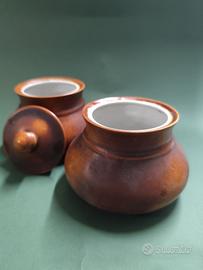 zuccheriera  MANCIOLI - porcellana - RUSTICANA