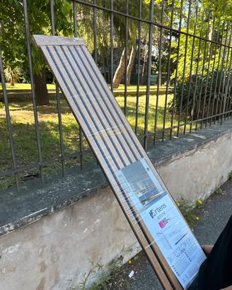 Pannello a Listelli in MDF con rivestimento