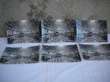 Cartolina Roma Pantheon anni 50 stock 6 pezzi