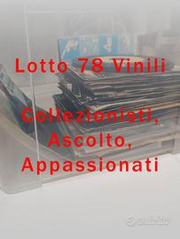 Lotto 78 vinili 45 giri - collezione LP