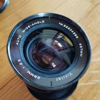 ottica grandangolo vivitar Canon reflex analogico