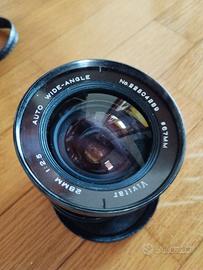ottica grandangolo vivitar Canon reflex analogico