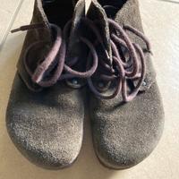 Birkenstock stivaletto scamosciato con stringhe