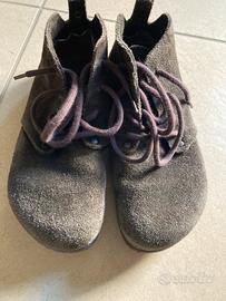 Birkenstock stivaletto scamosciato con stringhe