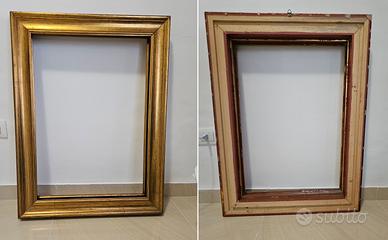 Cornici in legno dorate per tela