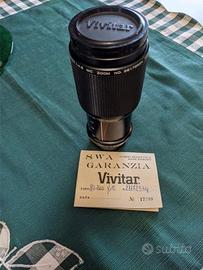 Teleobiettivo Vivitar 80-200 f 4.5 attacco Y/C