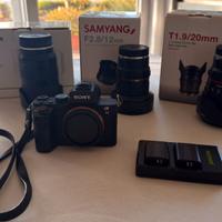 SONY ALPHA 7 II (ILCE-7M2) + 3 obiettivi