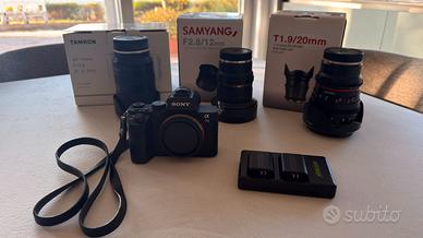 SONY ALPHA 7 II (ILCE-7M2) + 3 obiettivi
