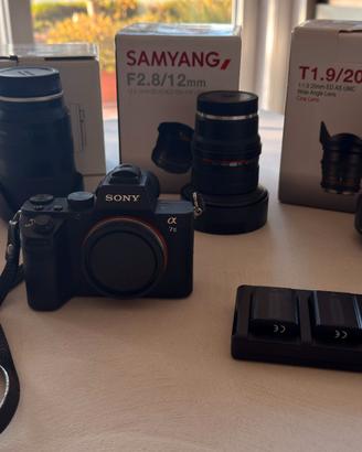 SONY ALPHA 7 II (ILCE-7M2) + 3 obiettivi