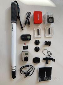 GoPro Hero3+ completa di accessori