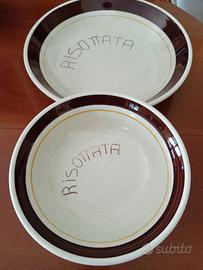 Servizio piatti per 6 persone "Risottata"Mai usato