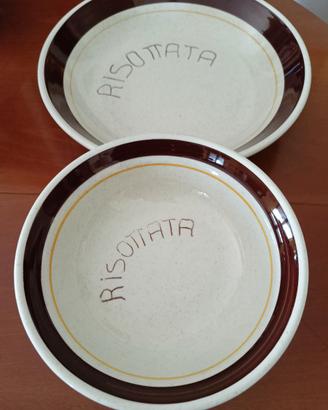Servizio piatti per 6 persone "Risottata"Mai usato