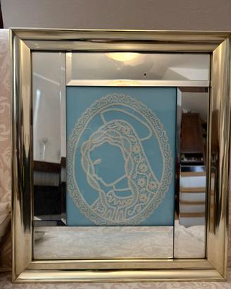 Quadro in pizzo di cantu