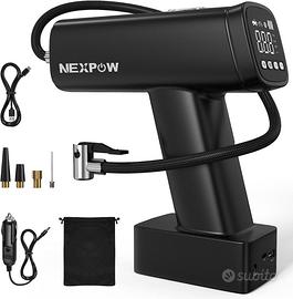 NEXPOW Compressore d'Aria Portatile 160PSI 7500mAh