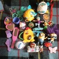 80 PUPAZZETTI, peluches, accessori giocattoli VARI