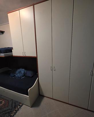 cameretta  con letto a castello 