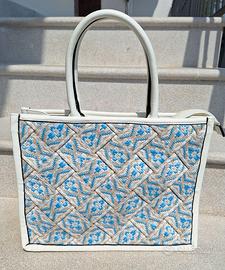 Borsetta estiva bianca da donna