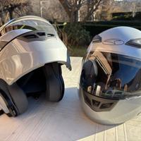 2 Caschi moto modulari taglia XL e M