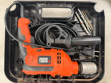 Trapano Black+Decker 600W + 6 Punte Omaggio