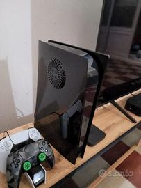 ps5 disco + sabrent memoria 1 tera + cuffie + Joy
