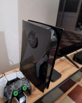 ps5 disco + sabrent memoria 1 tera + cuffie + Joy