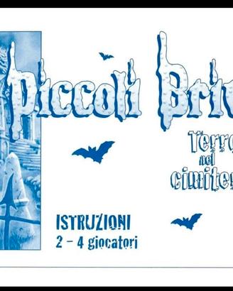 Istruzioni gioco Piccoli Brividi Terrore nel cimit