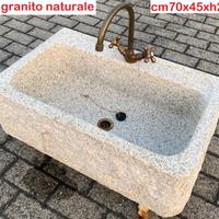 Lavello lavandino per cucina pietra granito 70 1