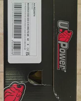 Scarpe antinfortunistiche basse UPower S3 nr 42