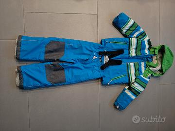 tuta sci icepeak 4-5 anni più felpa cmp