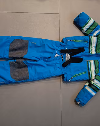tuta sci icepeak 4-5 anni più felpa cmp