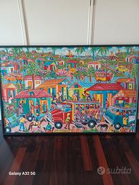 grande quadro genere naif