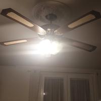 lampadario a ventilatore
