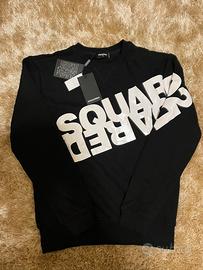 Felpa Dsquared2 Nera NUOVA  - Taglia M