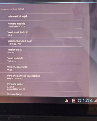 IPAD Asus EeePad Transformer TF101G