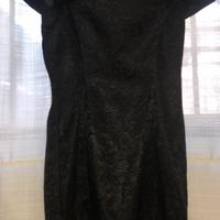 Abito Nero Damascato Donna Marca Chauncey St