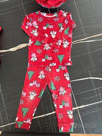 Completino natalizio, unisex bambini 1/2 anni