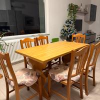 Tavolo legno cm 140x80