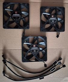 3 Ventola Noctua NF-A12x15 PWM chromax